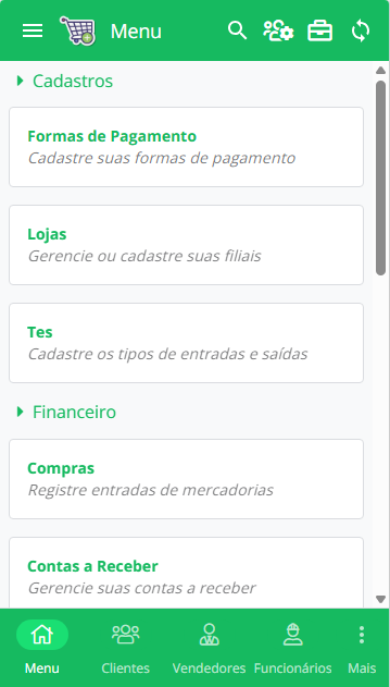Aplicativo Mobile para Android e iOS